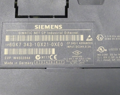 Siemens  6GK7343-1GX21-0XE0 ( leicht beschädigt)