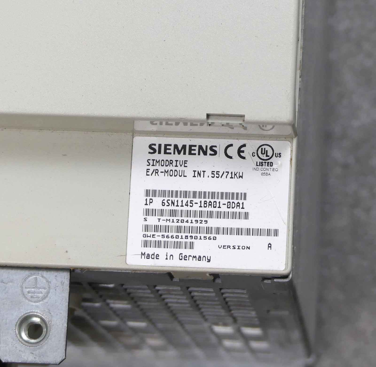 Siemens 6SN1145-1BA01-0DA1   version:A