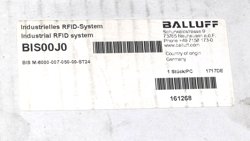 BALLUFF BIS00J0 (BIS M-6000-007-050-00-ST24)