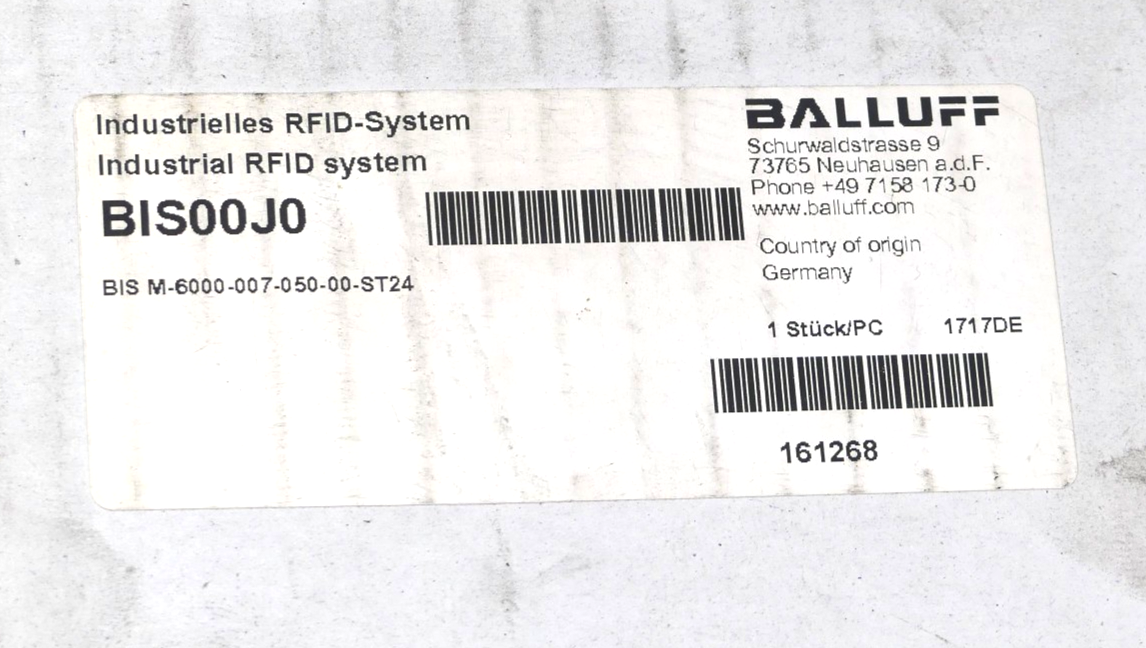 BALLUFF BIS00J0 (BIS M-6000-007-050-00-ST24)