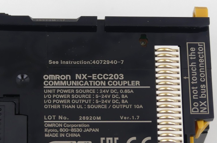 OMRON NX-ECC203 Communication Coupler