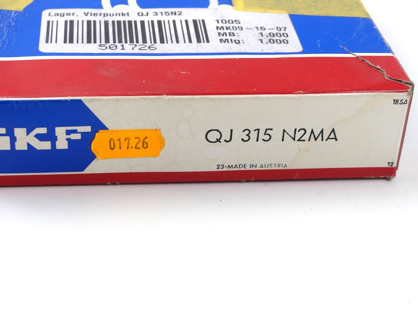 SKF QJ 315 N2MA