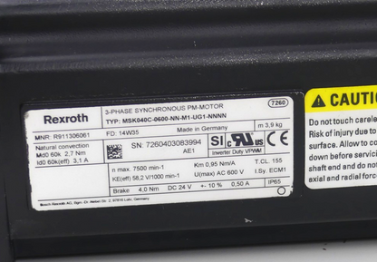 Rexroth MSK040C-0600-NN-M1-UG1-NNNN