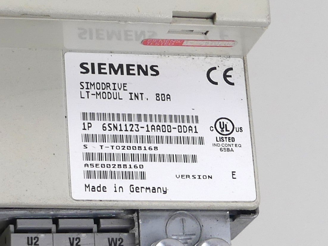 Siemens 6SN1123-1AA00-0DA1  version: E