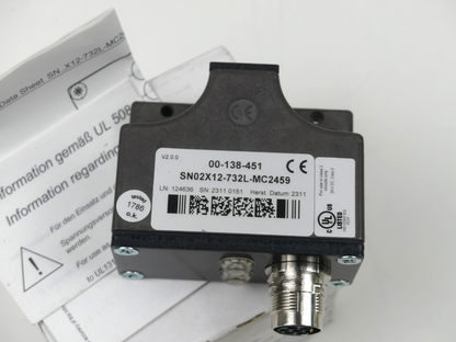 Euchner SN02X12-732L-MC2459 Näherungsreferenzschalter 126458