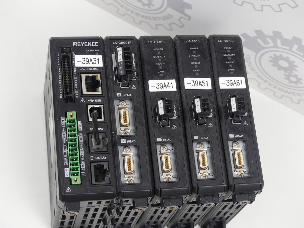 KEYENCE LK-G5001P Steuergerät + 3x LK-HA100