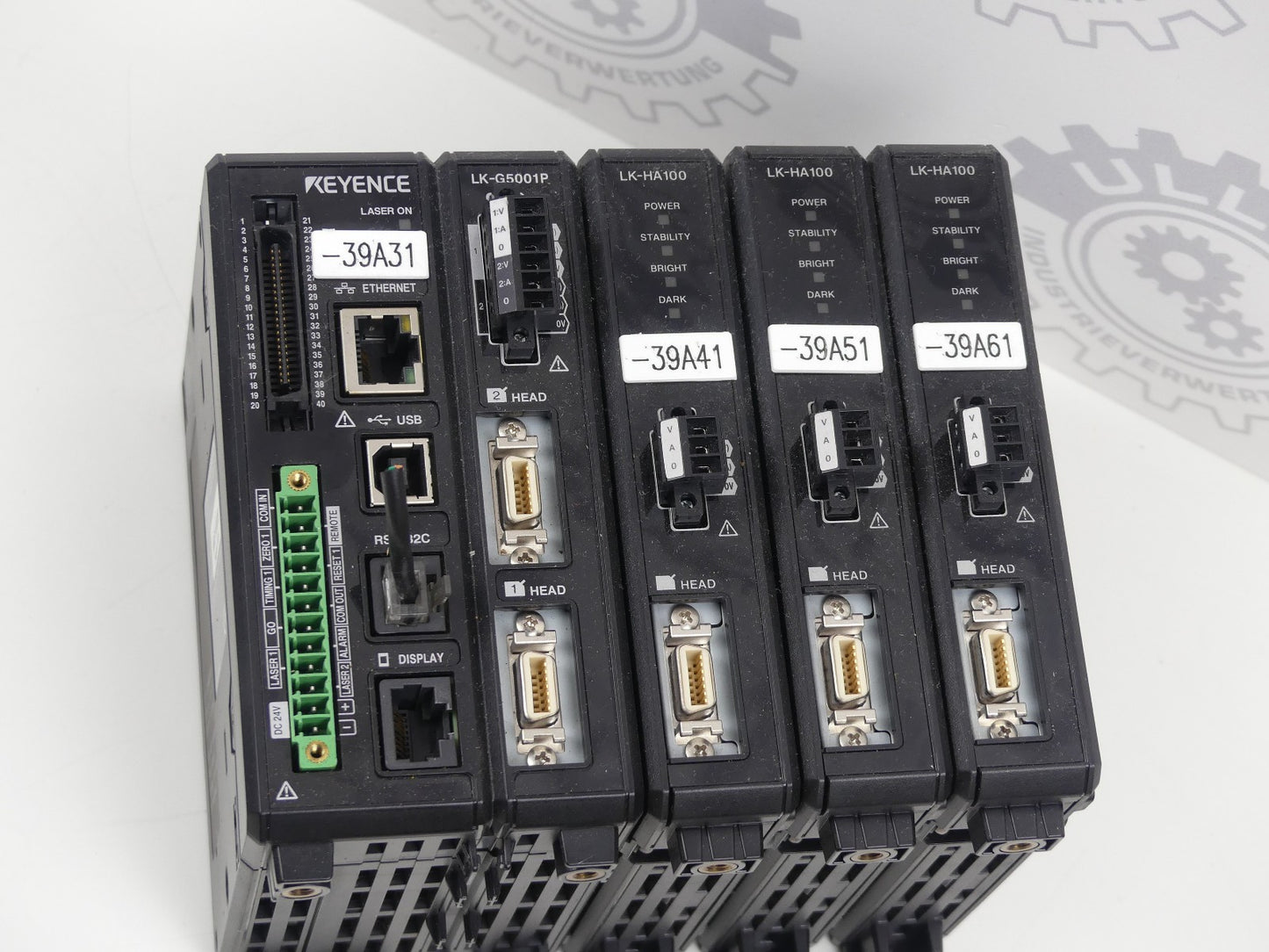 KEYENCE LK-G5001P Steuergerät + 3x LK-HA100