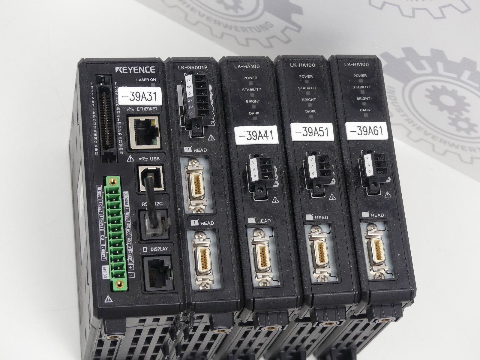 KEYENCE LK-G5001P Steuergerät + 3x LK-HA100