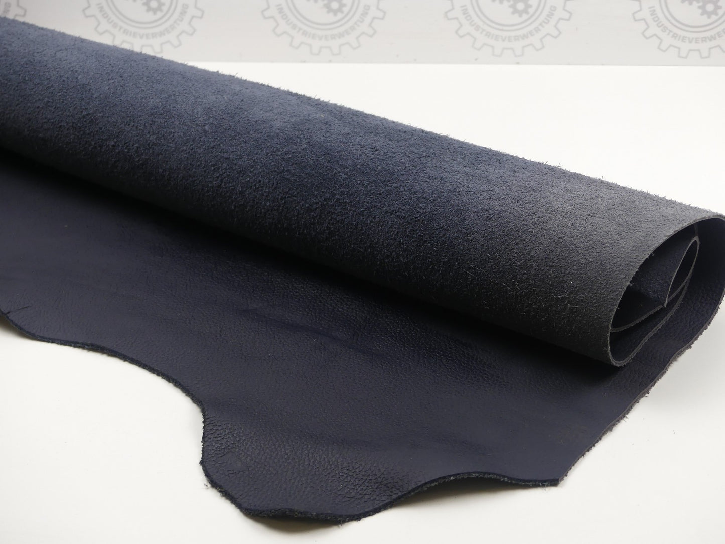 Leder 2,97m2   FULL GRAIN lederfarbe NAVY BLUE FG