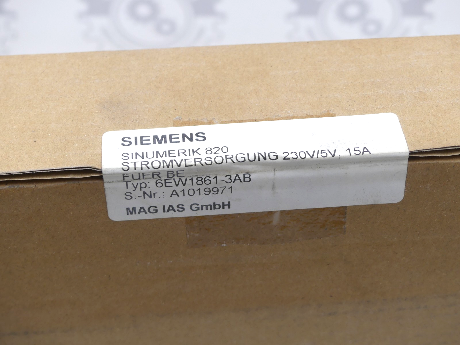 Siemens Sinumerik 820 Stromversorgung 230V/5V 15A 6EW1861-3AB