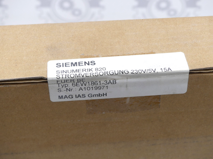 Siemens Sinumerik 820 Stromversorgung 230V/5V 15A 6EW1861-3AB