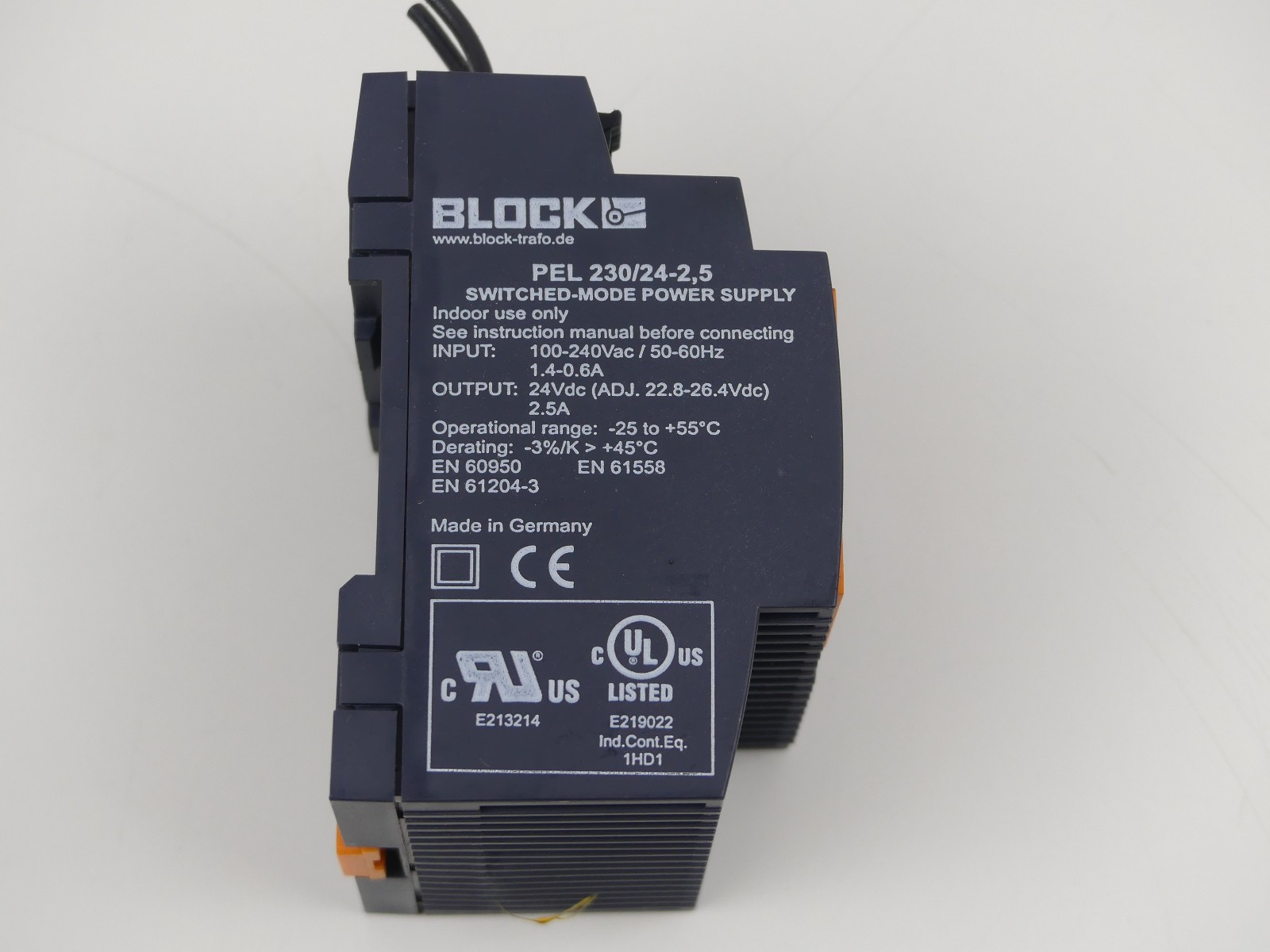 Block Schaltnetzteil PEL 230/24-2,5