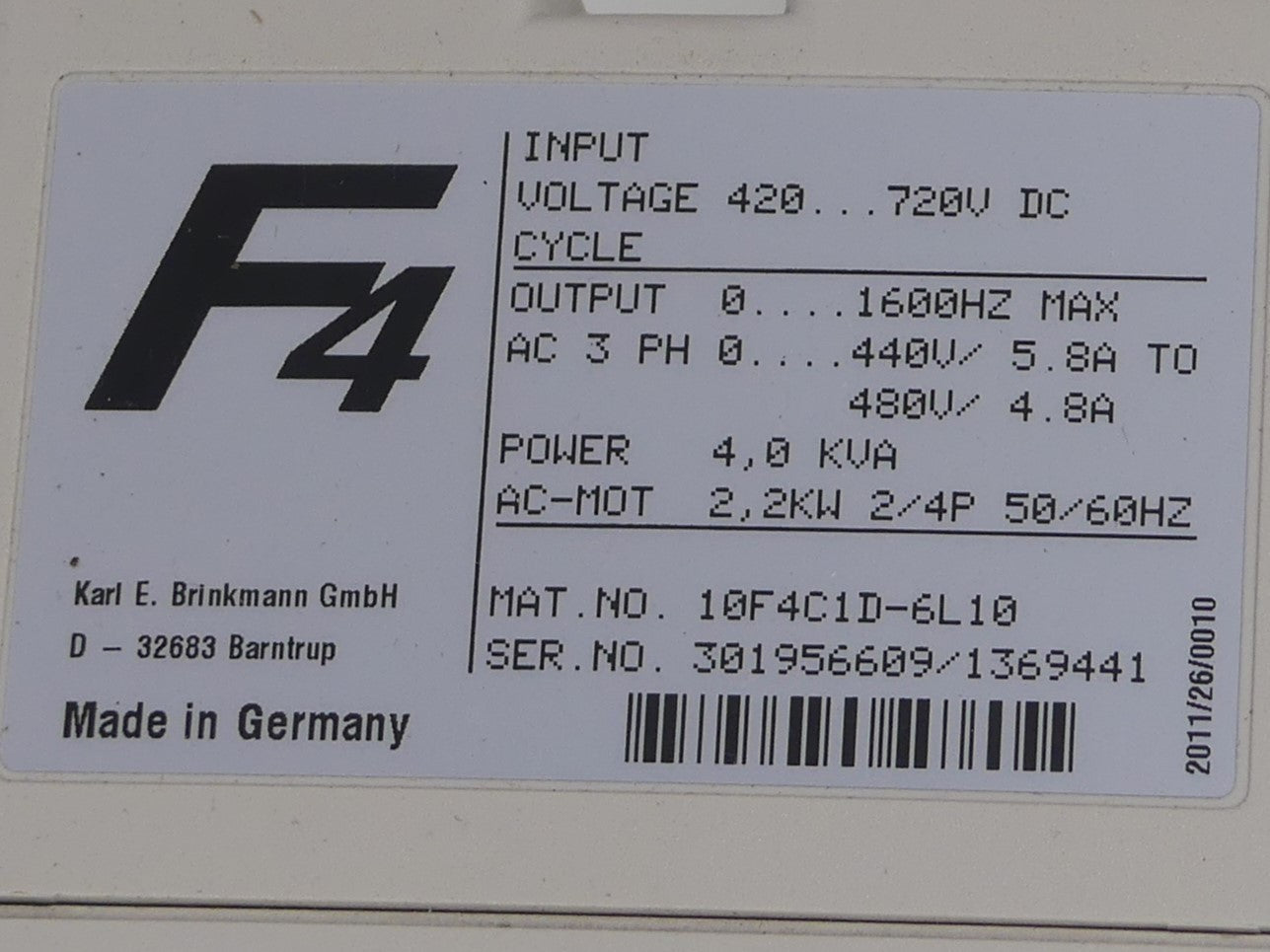 KEB COBIVERT 10.F4.C1D-6L10 (s.Bilder)