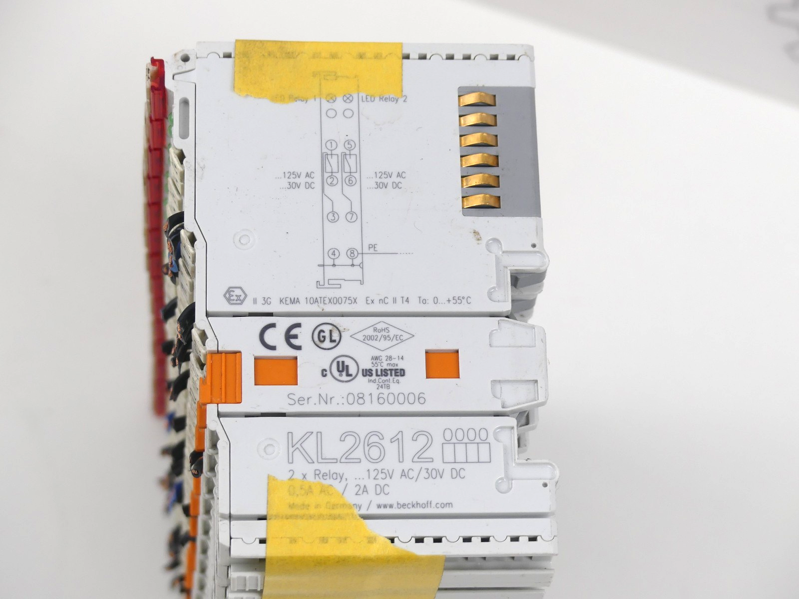 14x Beckhoff KL2612