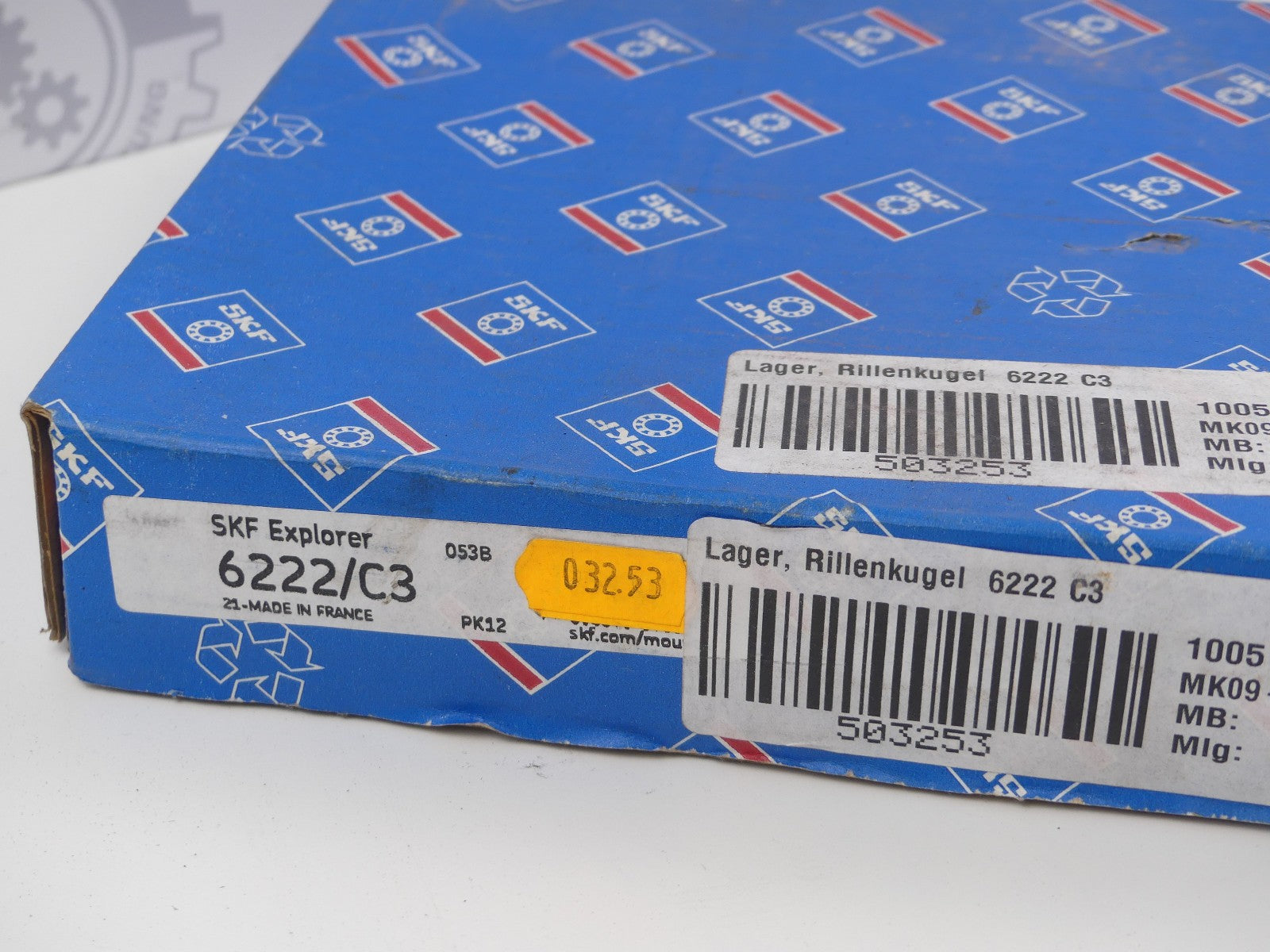 SKF 6222/C3