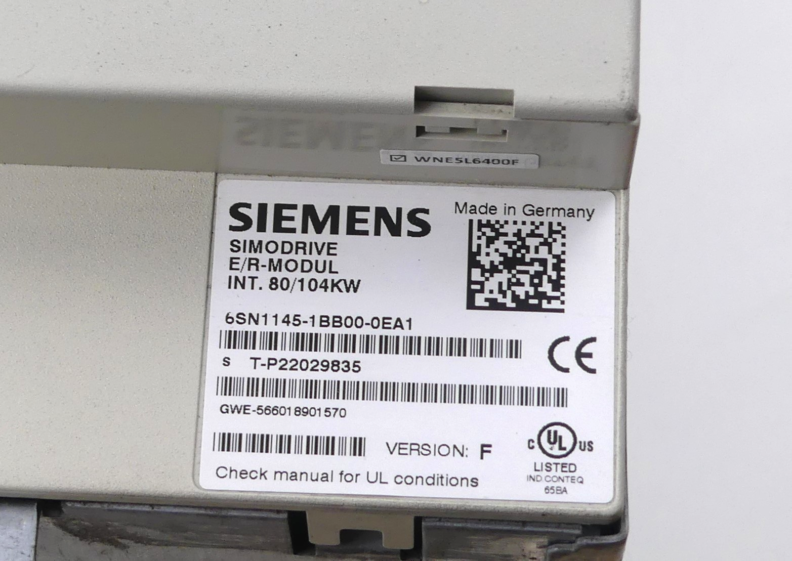 Siemens 6SN1145-1BB00-0EA1   version:F