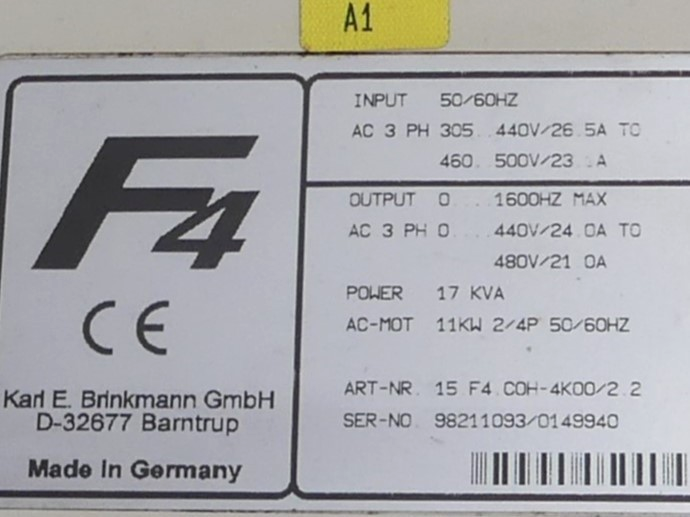 KEB F4 Combivert  15.F4.C0H-4K00/2.2