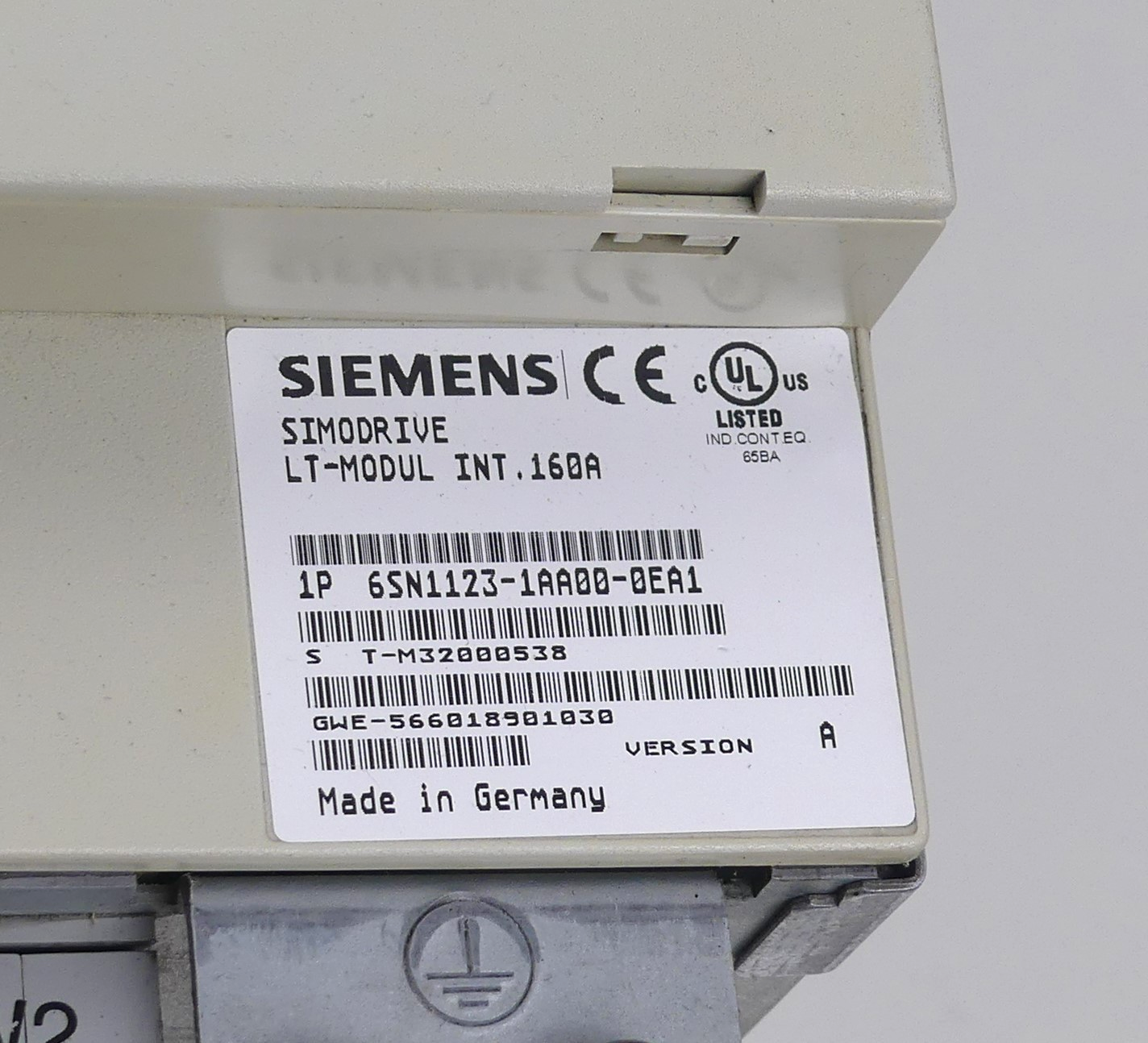 Siemens 6SN1123-1AA00-0EA1  version: A