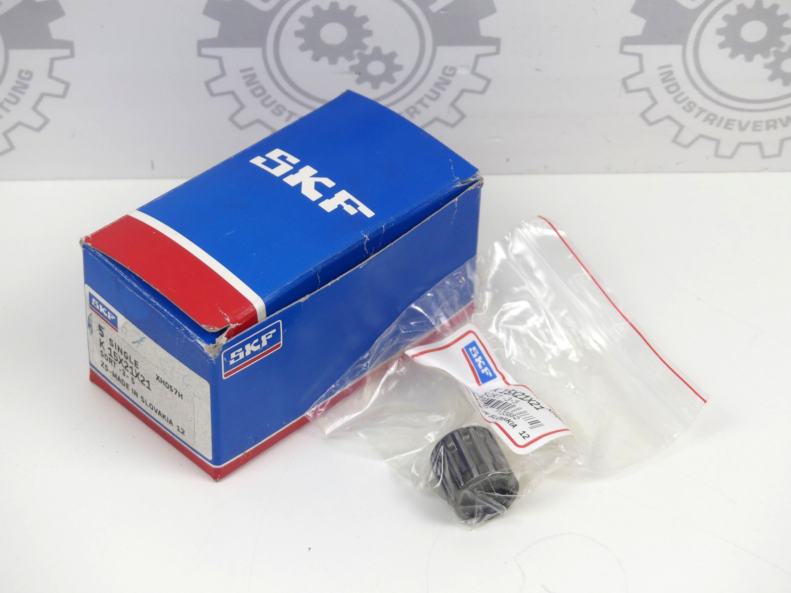 SKF K15X21X21/SORT-3-5 SKF 15 x 21 x 21 mm NEEDLE ROLL. (6 stück)
