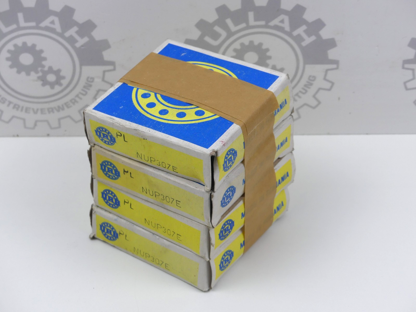 4x URB Zylinderrollenlager NUP307 E Cylindrical roller bearing