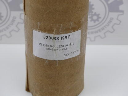 8x Kegelrollenlager ELW 32008X / 40 x 68 x 19 mm