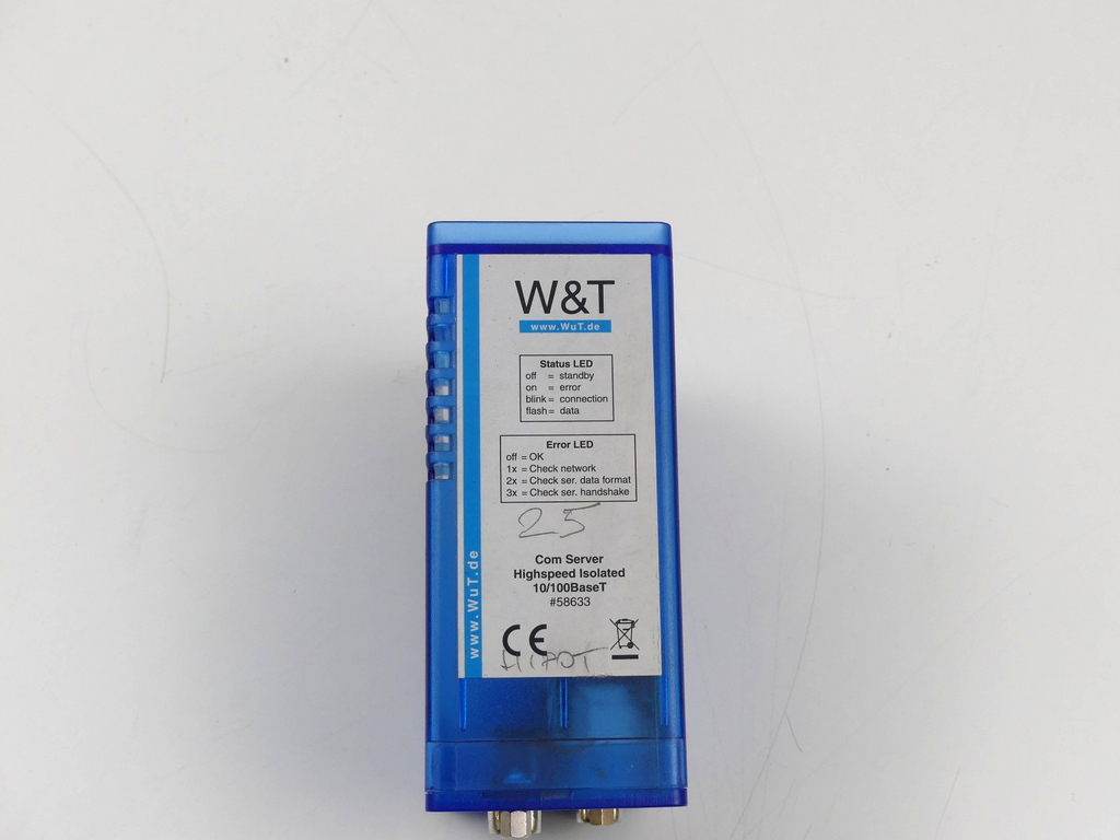 W&T 58633 Com Server Highspeed Isolated 10/100BaseT