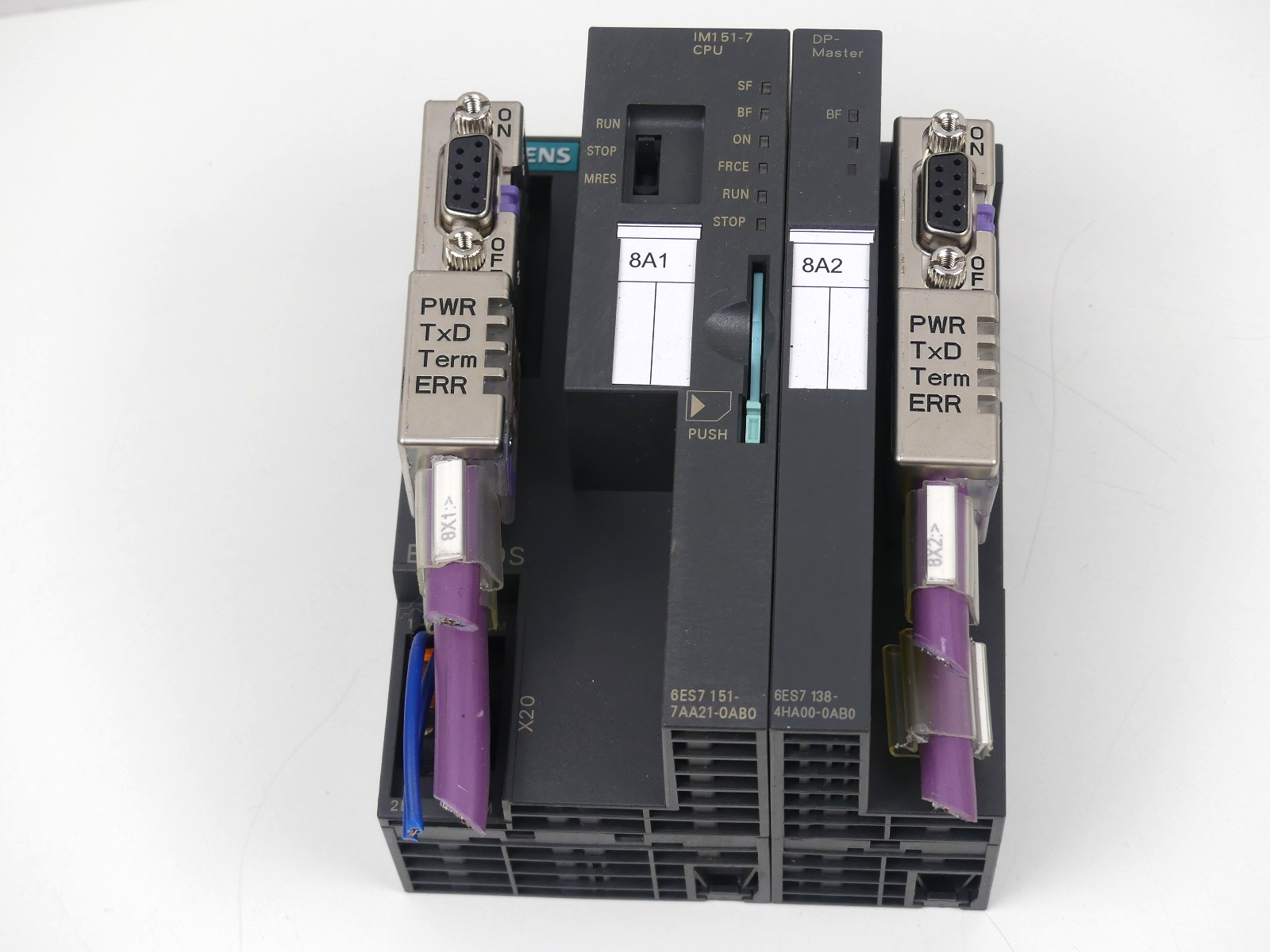 Siemens Simatic S7 IM151-7 CPU 6ES7151-7AA21-0AB0+6ES7138-4HA00-0AB0