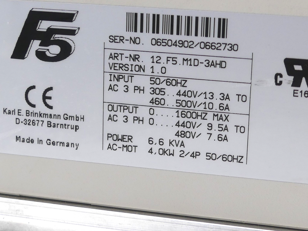 KEB F5 12.F5.M1D-3AHD ( leicht beschädigt )