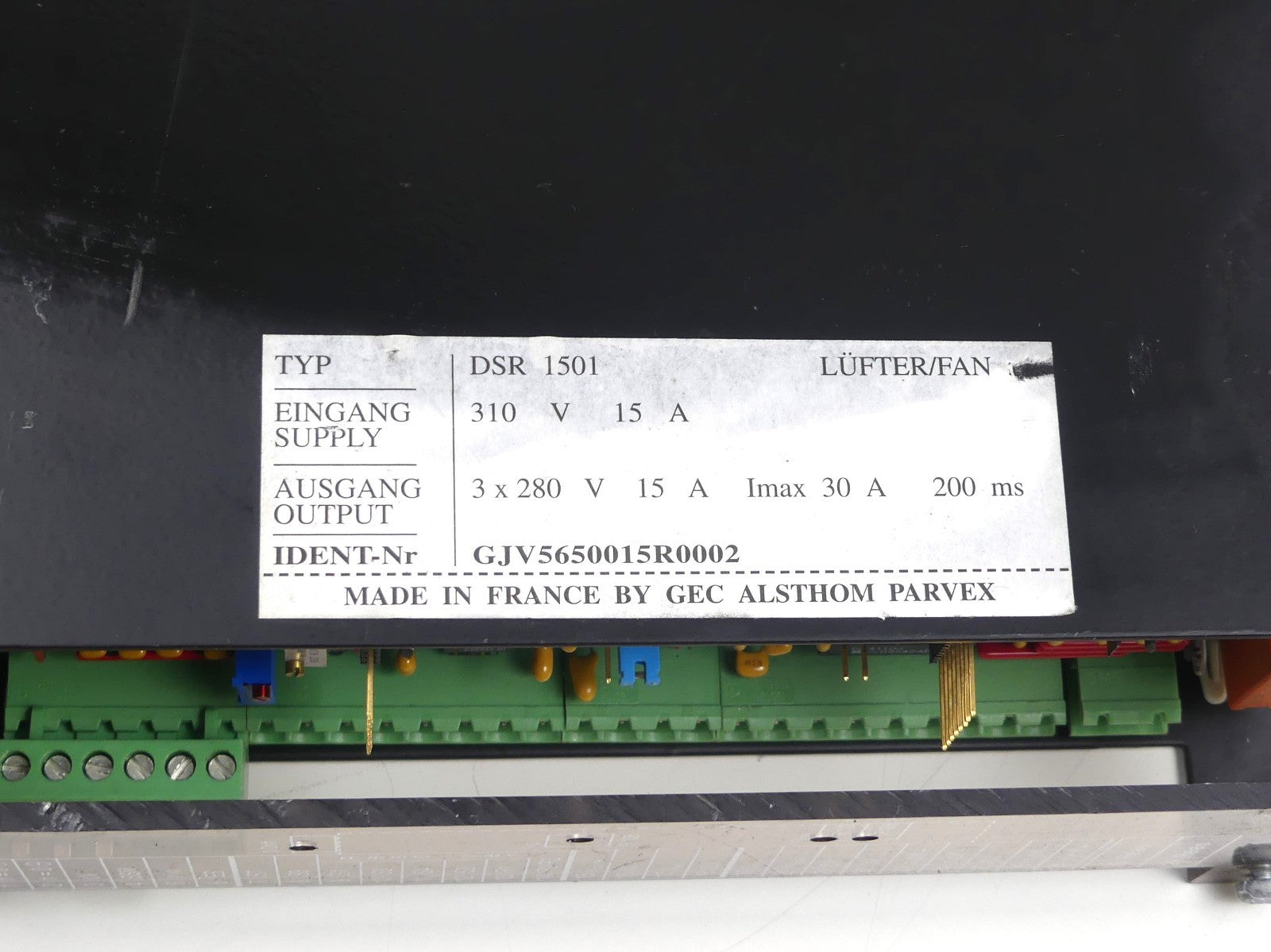 ABB Axodyn Drehzahregelgerät DSR 1501
