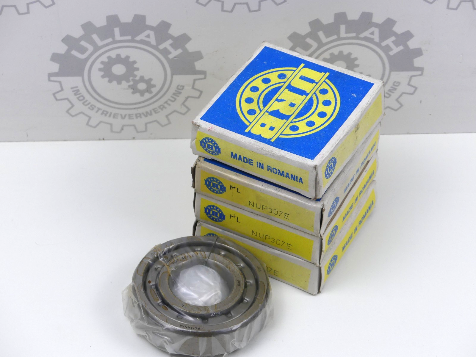 4x URB Zylinderrollenlager NUP307 E Cylindrical roller bearing