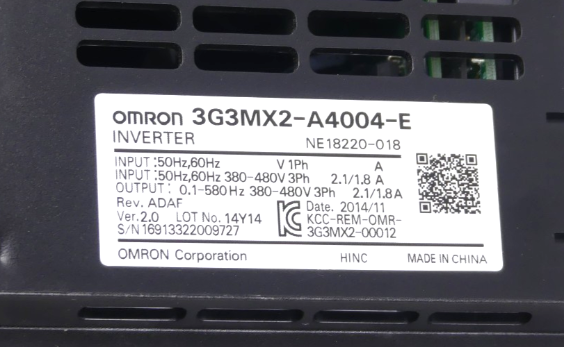 Omron 3G3MX2-A4004-E