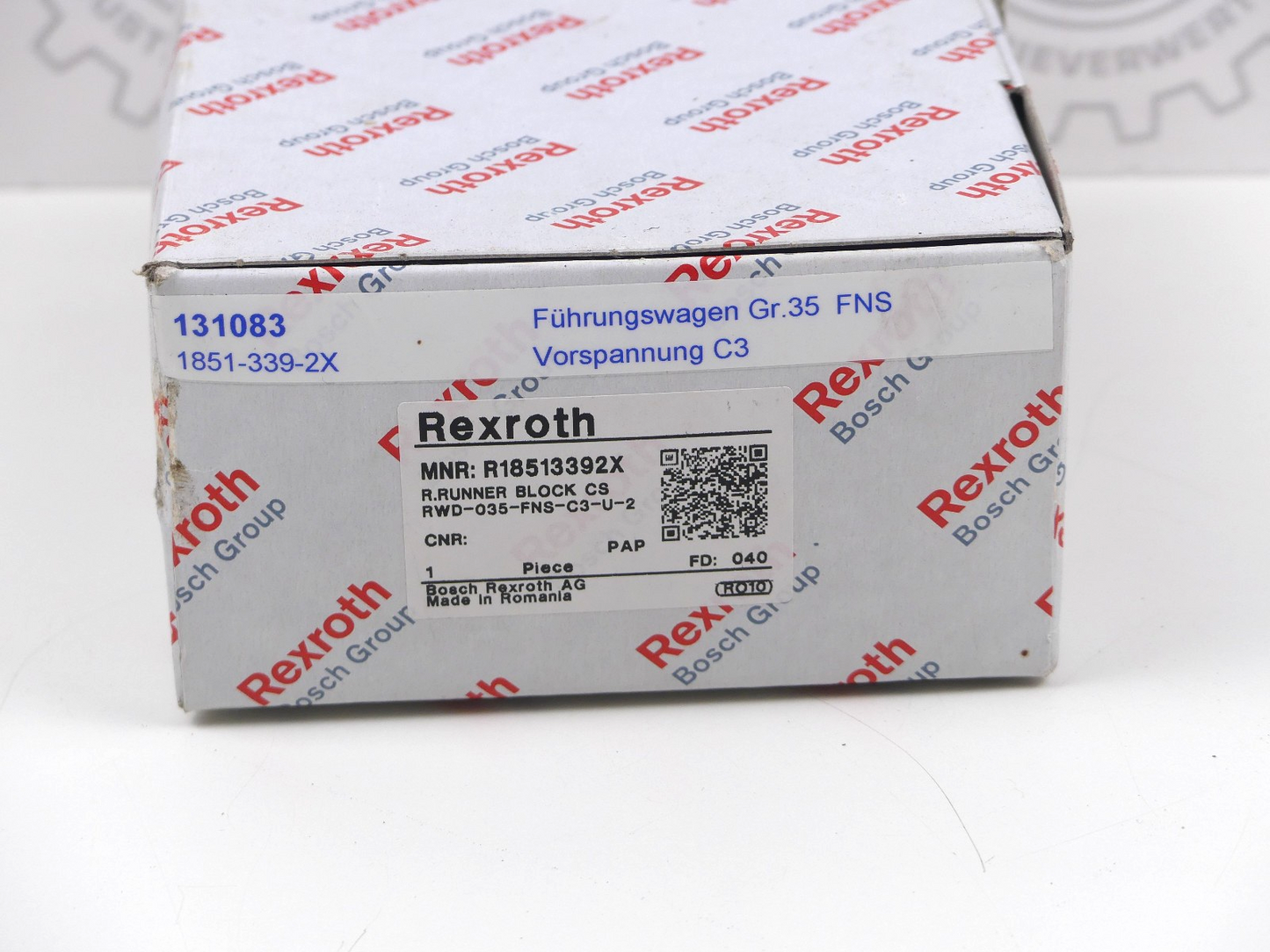 REXROTH RWD-035-FNS-C3-U-2 Führungswagen