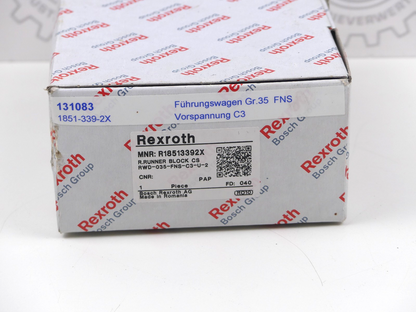 REXROTH RWD-035-FNS-C3-U-2 Führungswagen