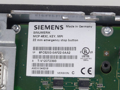 Siemens 6FC5203-0AF22-0AA2 version:C
