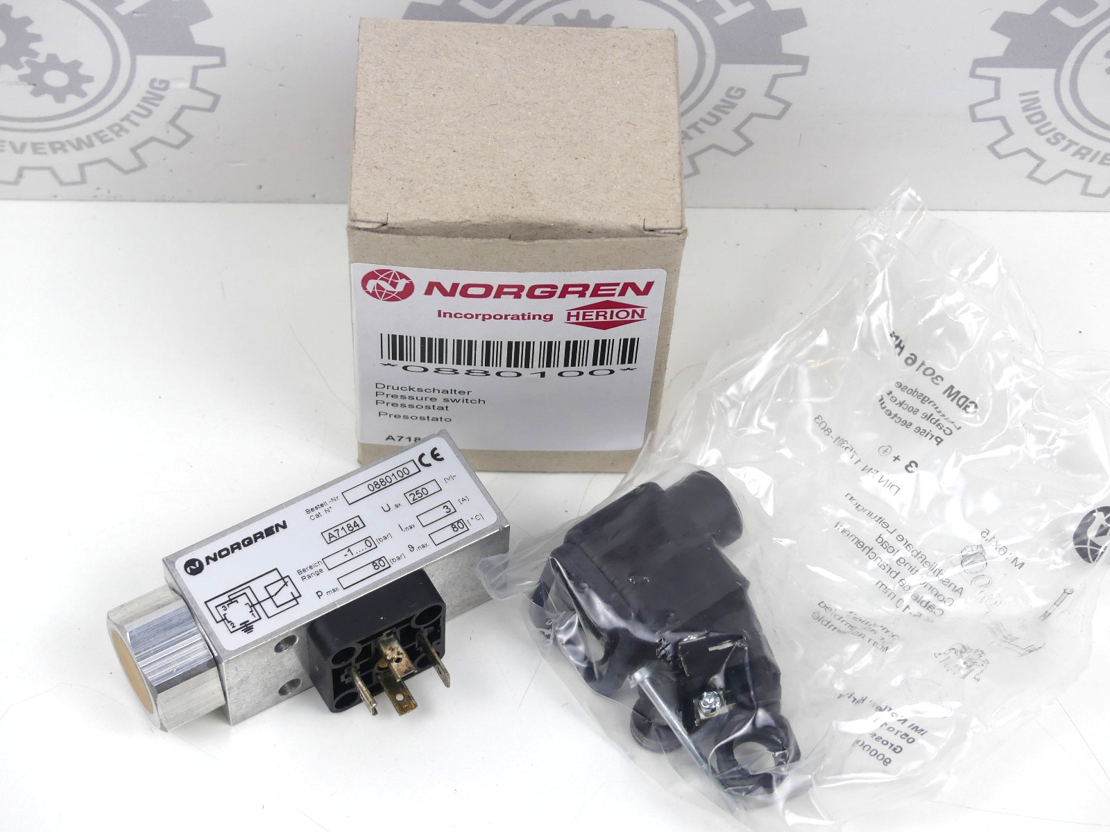 Norgren Druckschalter Typ 0880100
