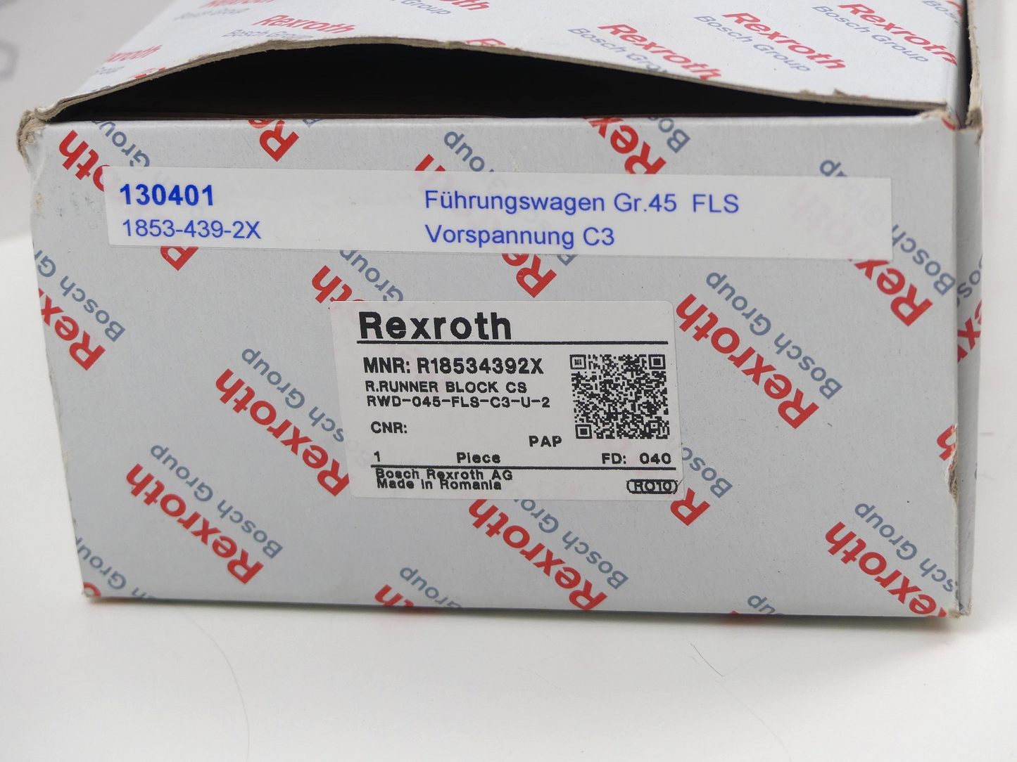 REXROTH RWD-045-FLS-C3-U-2 Führungswagen