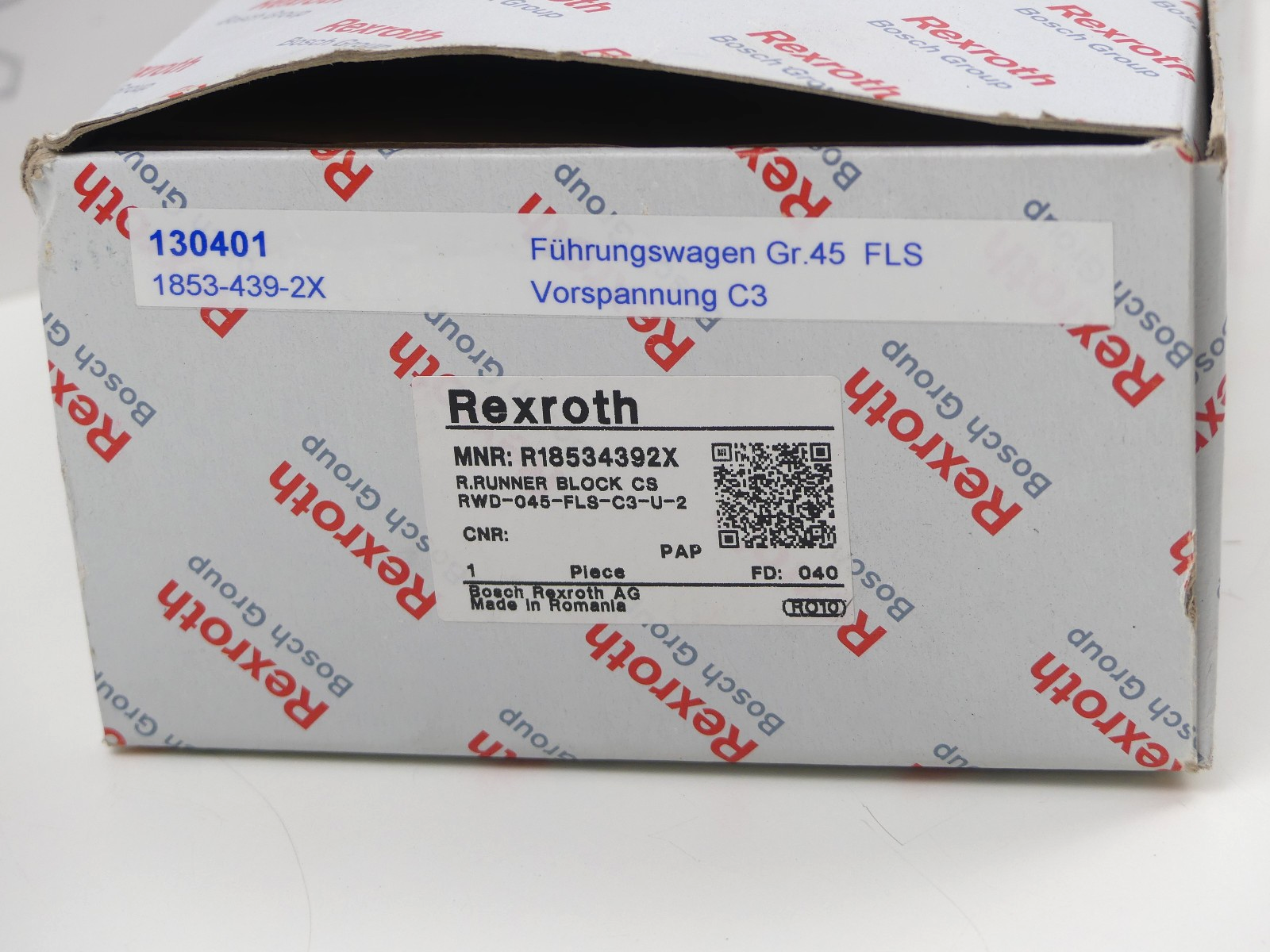 REXROTH RWD-045-FLS-C3-U-2 Führungswagen