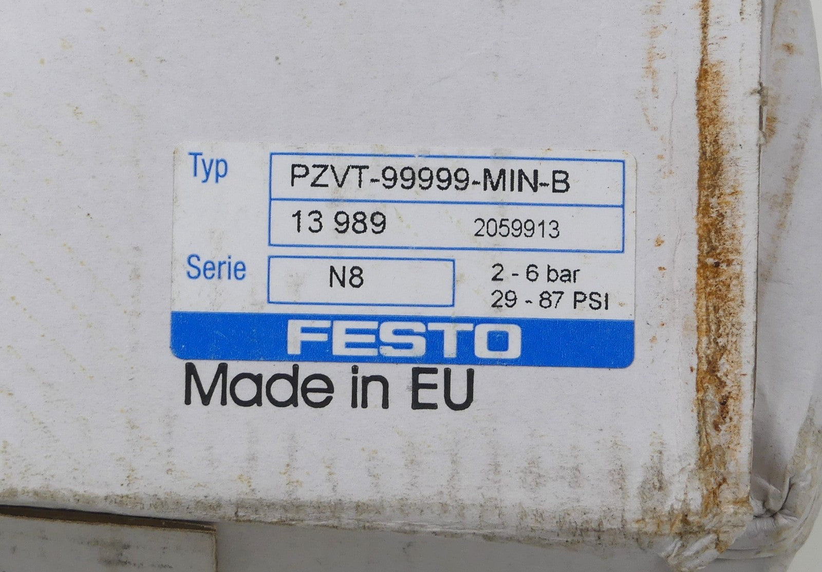 FESTO Timer PZVT-99999-MIN-B (13989)