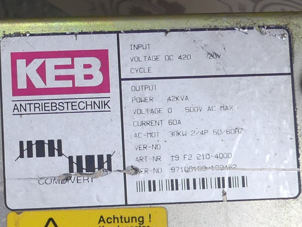 KEB Combivert  19.F2.210-4000
