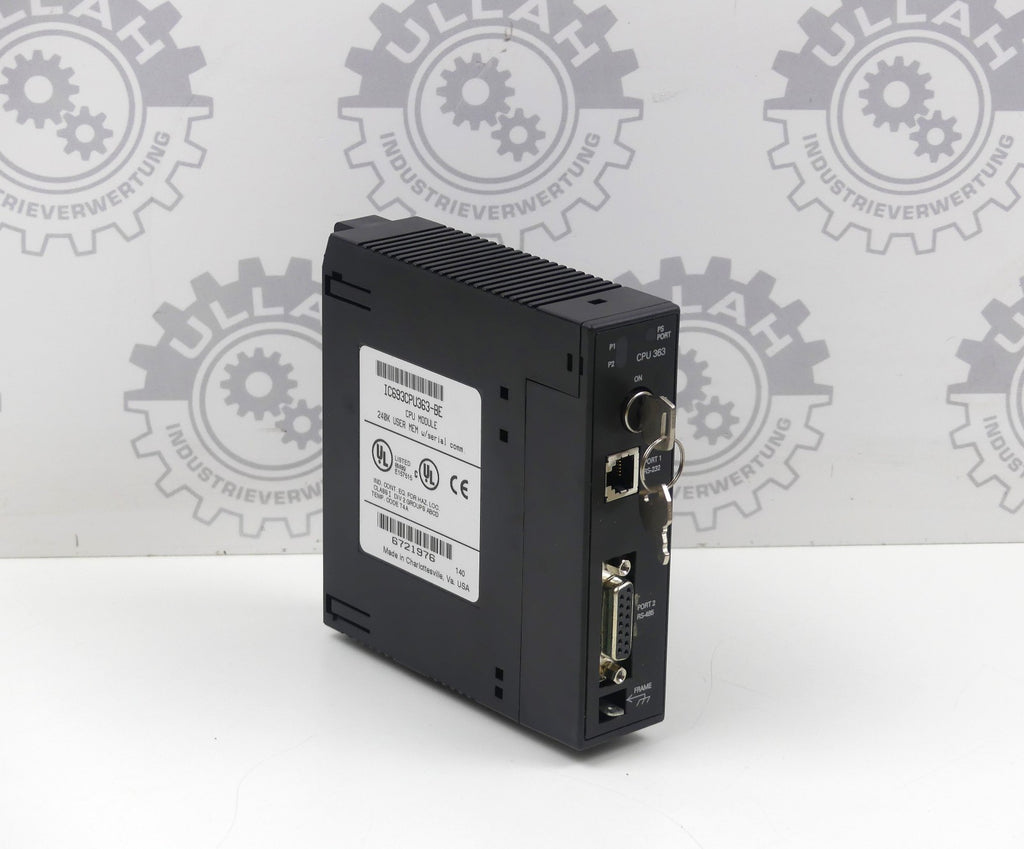 GE Fanuc IC693CPU363-BE CPU 363 Module 240K User MEM W/ Serial Comm