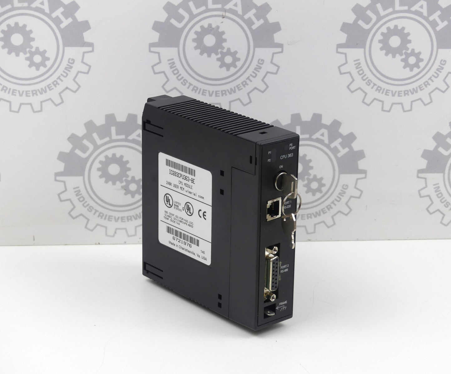 GE Fanuc IC693CPU363-BE CPU 363 Module 240K User MEM W/ Serial Comm
