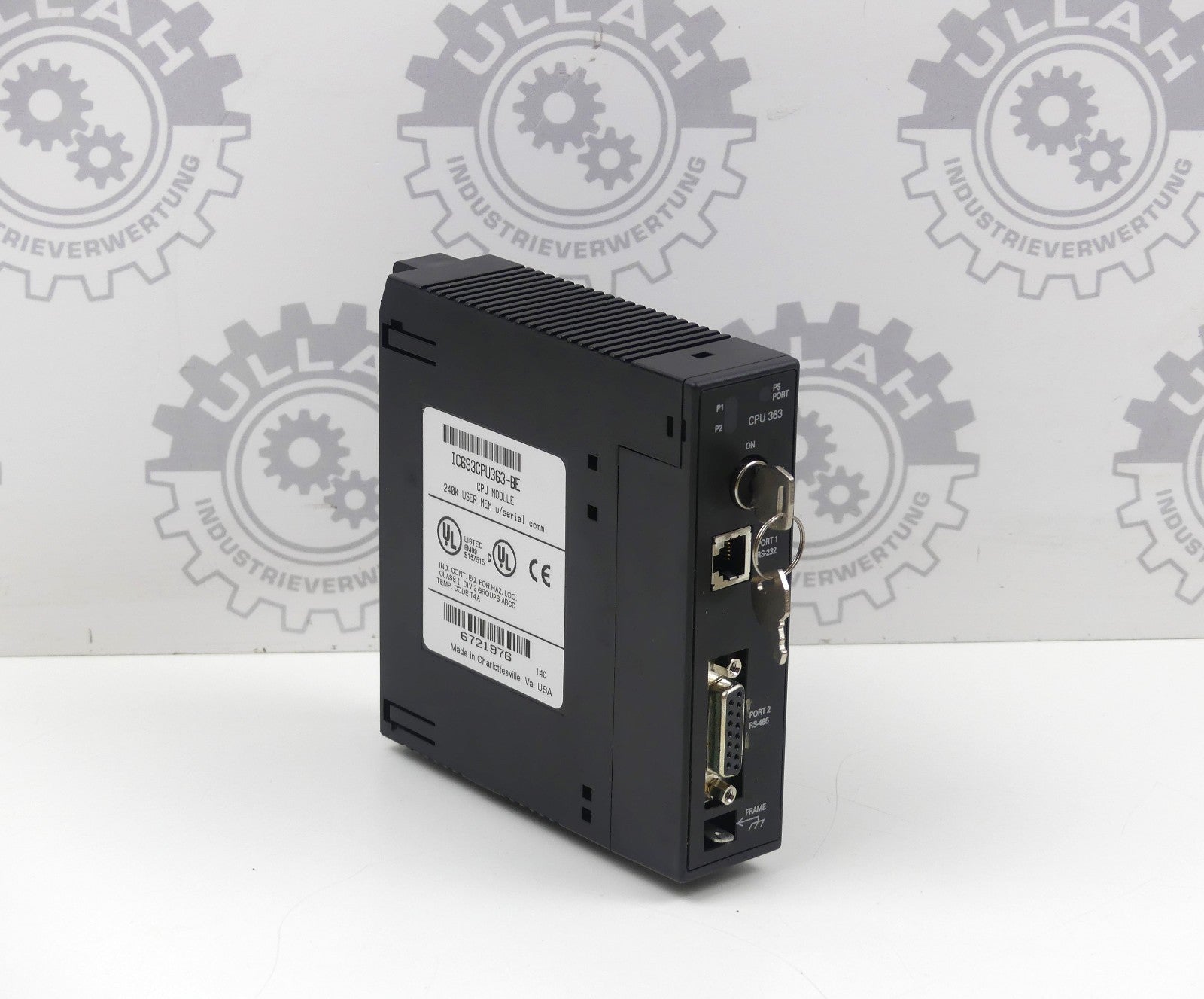 GE Fanuc IC693CPU363-BE CPU 363 Module 240K User MEM W/ Serial Comm