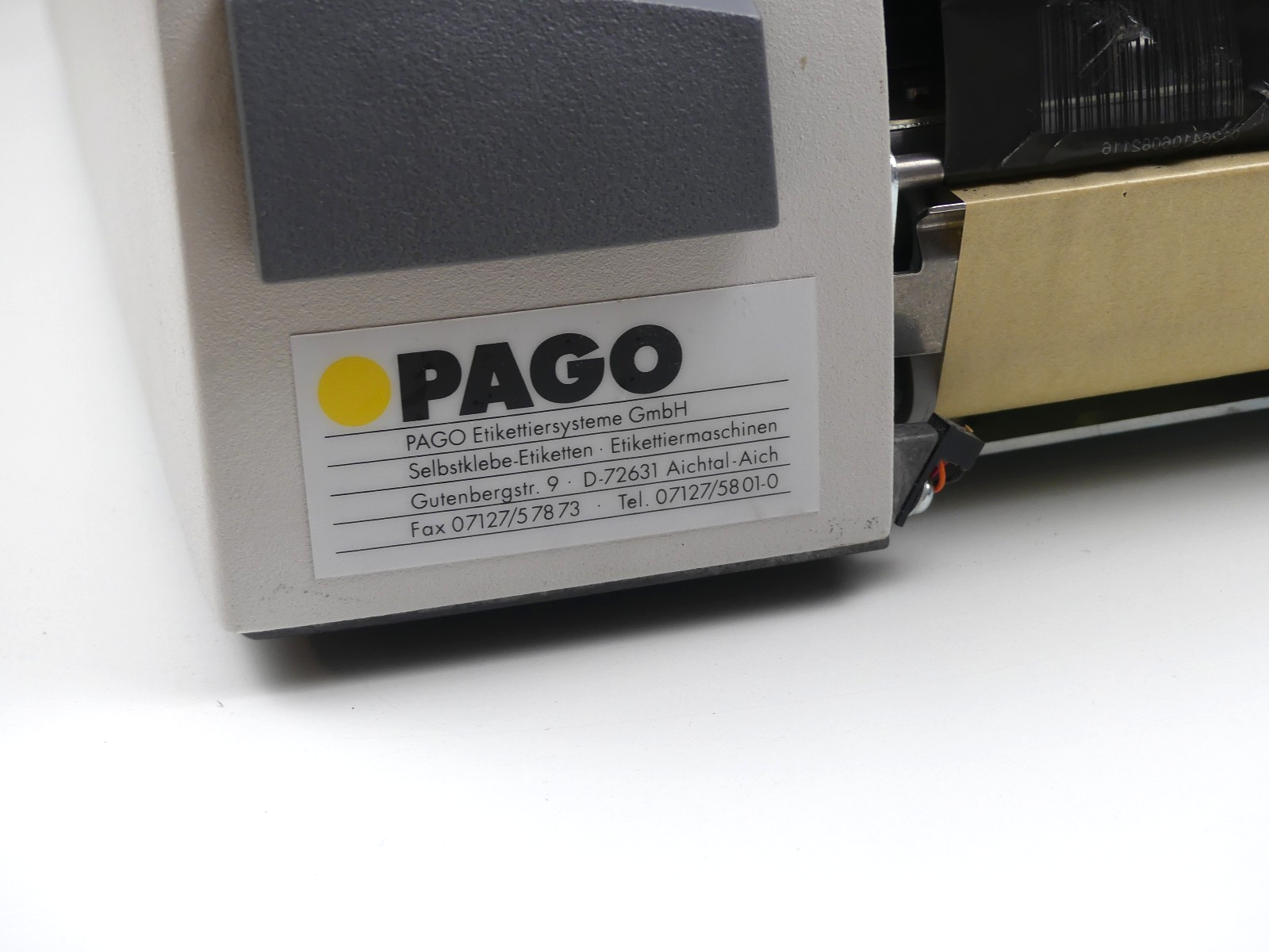 PAGO PAGOPRINT 16/104T Etiketettiersystemene