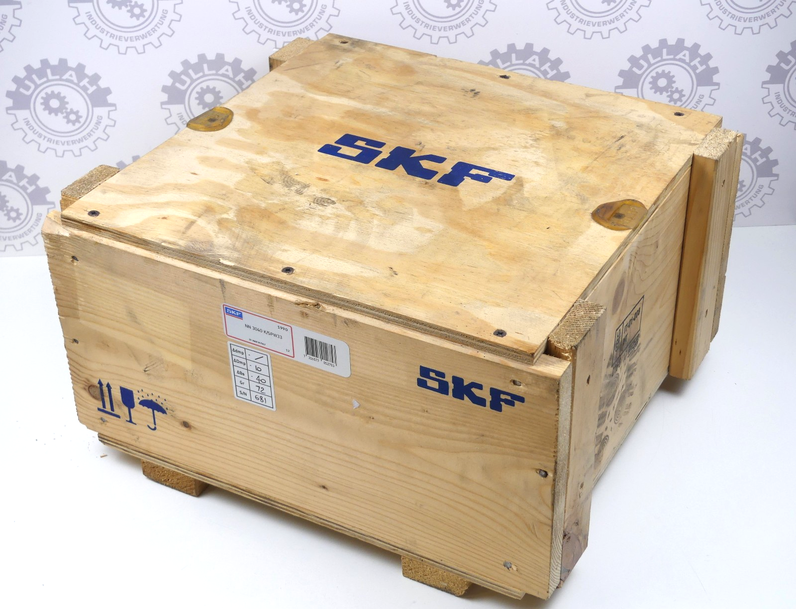 SKF NN3040K/SPW33  Bearing 200mm ID x 310mm OD x 82mm