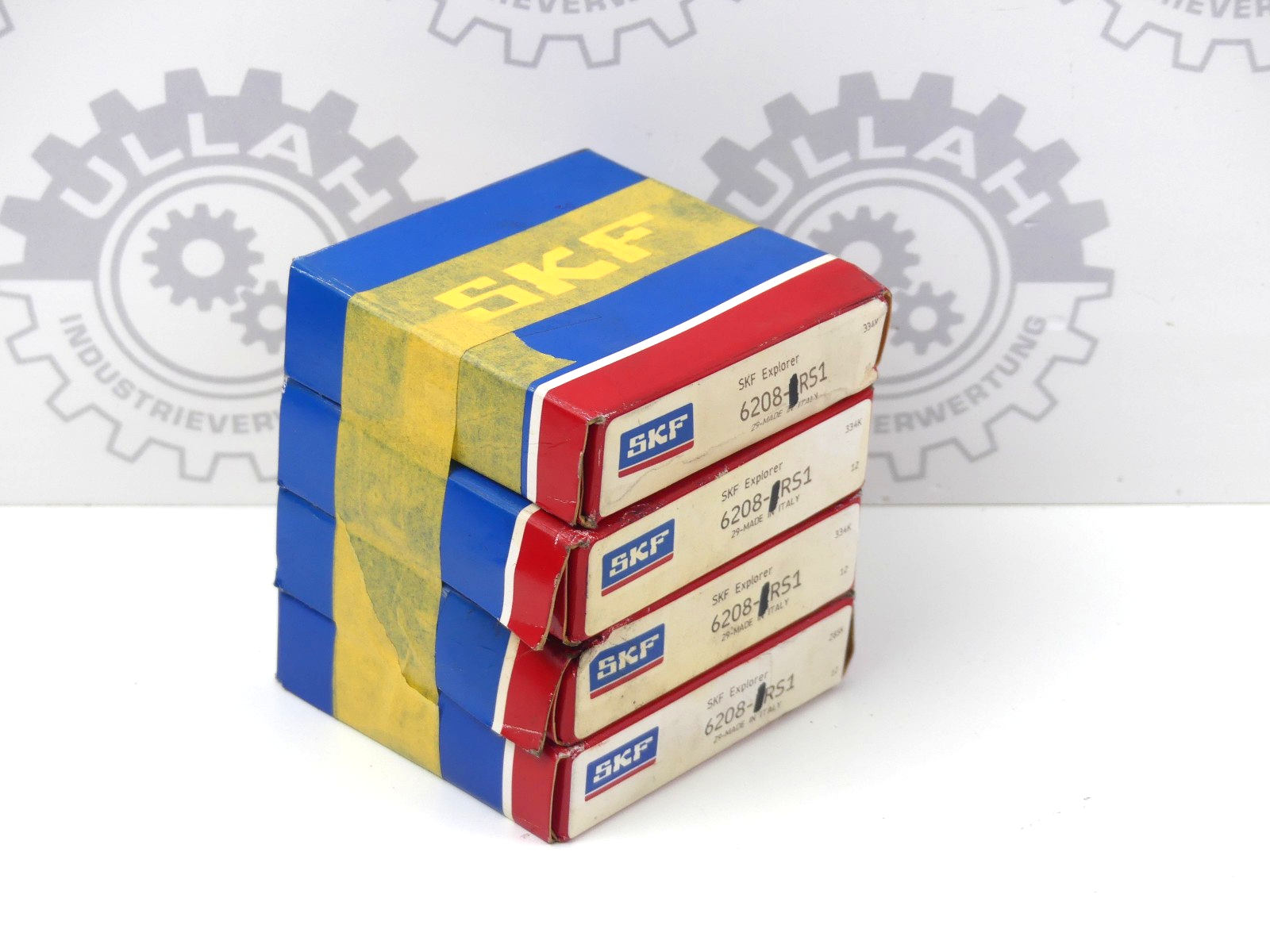4x SKF 6208-RS1