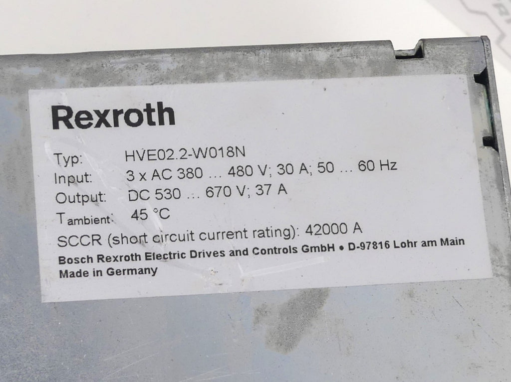 REXROTH HVE02.2-W018N