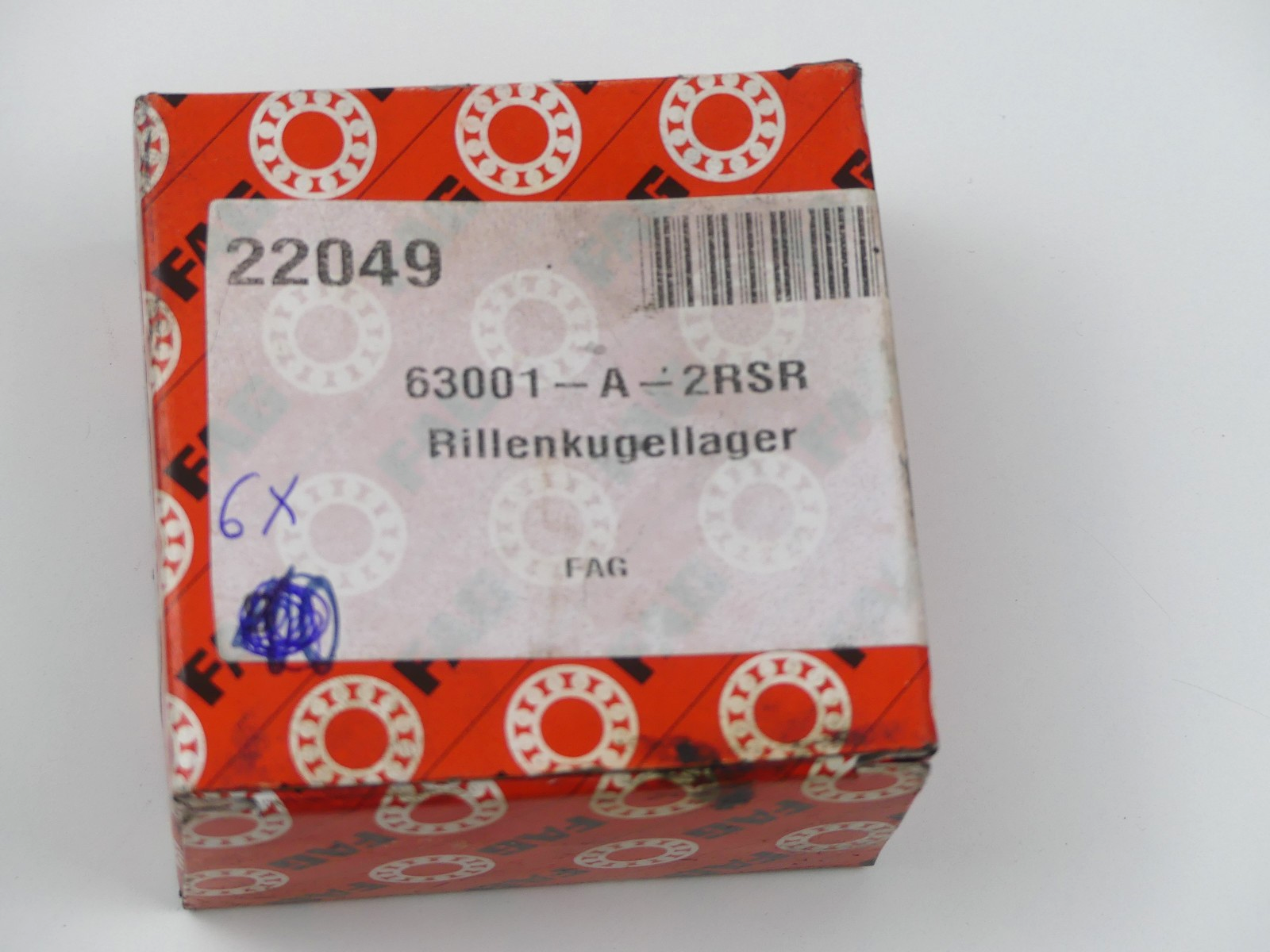 FAG 63001-A-2RSR