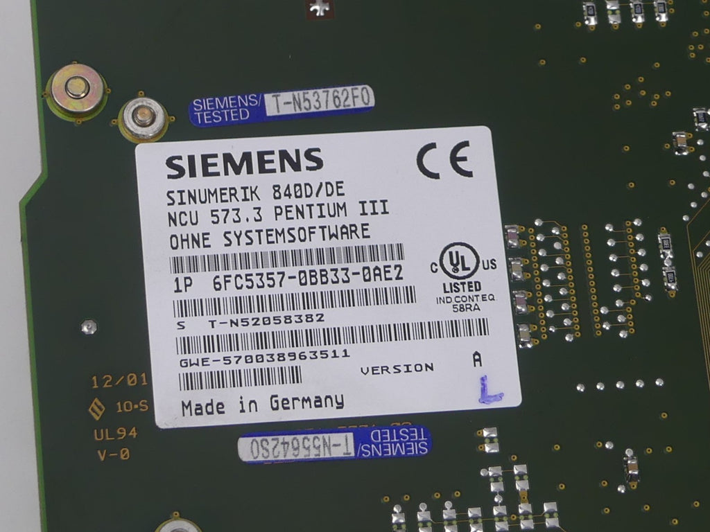 Siemens 6FC5357-0BB33-0AE2 Sinumerik