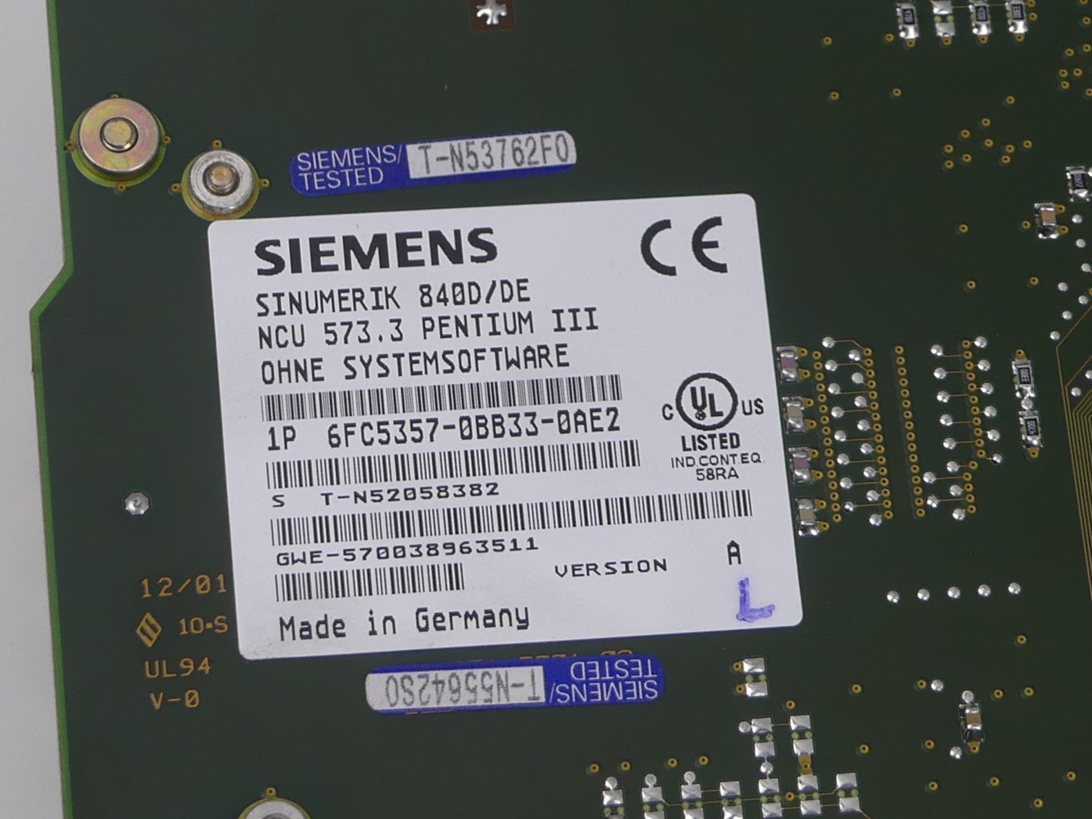 Siemens 6FC5357-0BB33-0AE2 Sinumerik