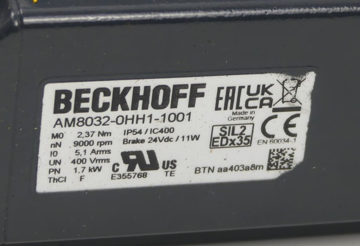 Beckhoff AM8032-0HH1-1001